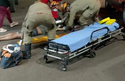 Imagem da notícia Pedestre fica em estado grave após ser atropelado por carro que fugiu em Chapadão do Sul